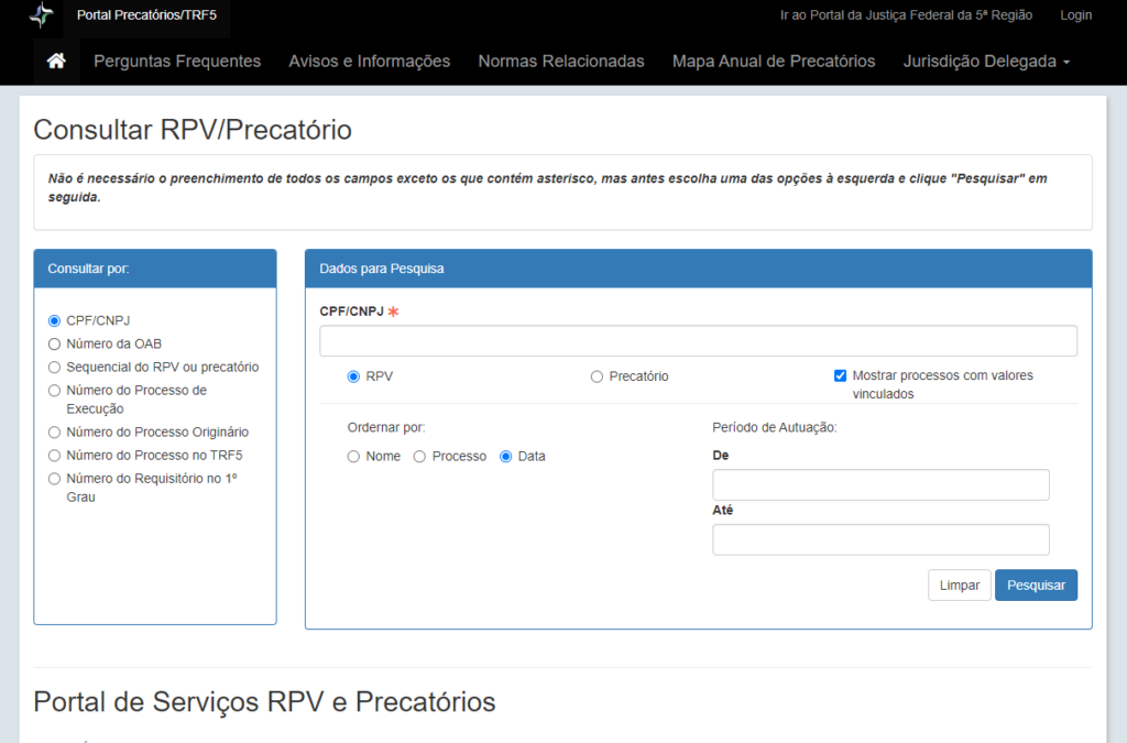 Consultando sua RPV no Nordeste: Um Guia Completo do TRF da 5ª Região